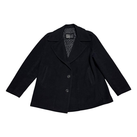 RUDSAK WOOL & CASHMERE Luxury Designer Winter Business Casual Coat Womens Large - Picture 1 of 10